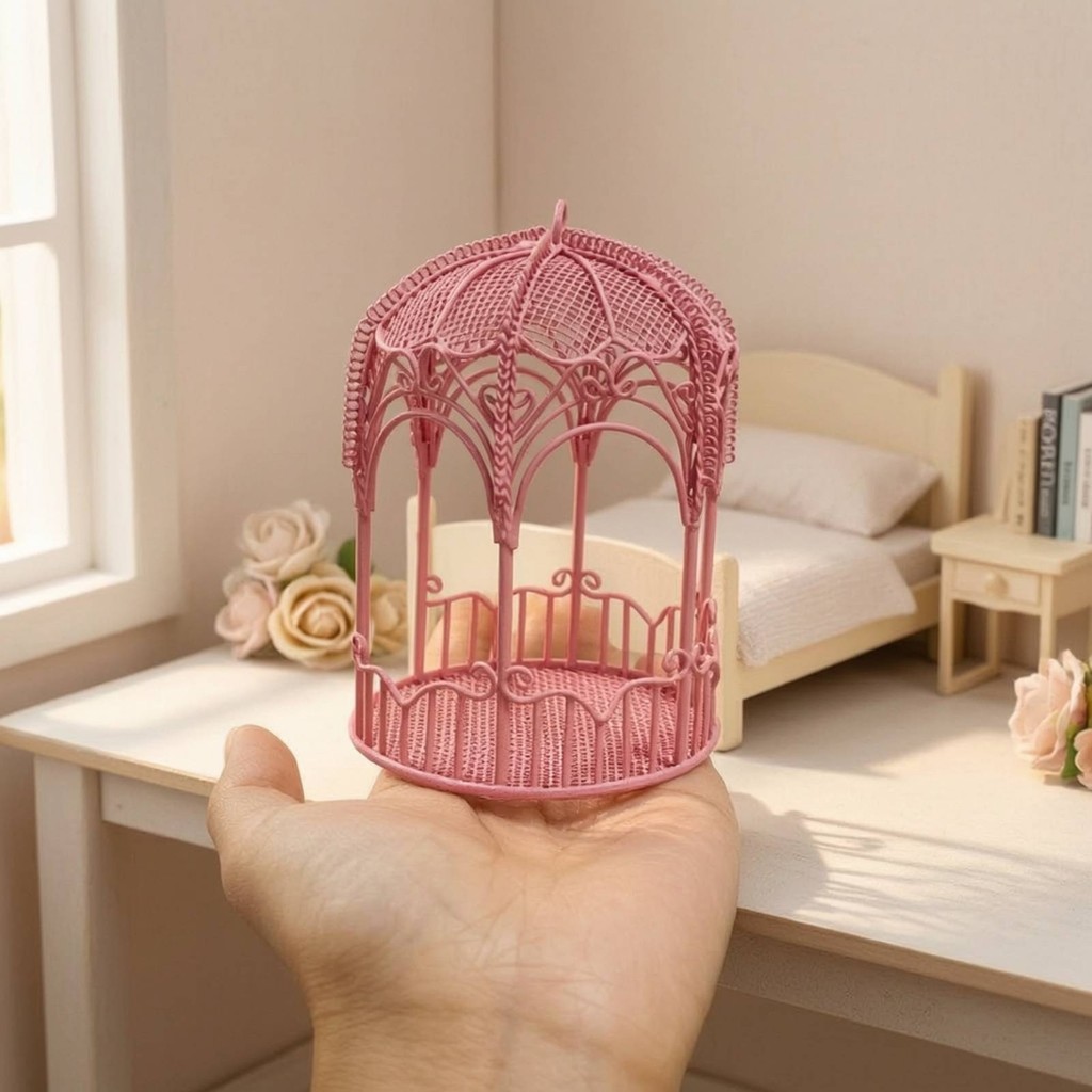 Giá đỡ nến Gazebo Lưới thu nhỏ Gazebo cho nhà sưu tập búp bê, Màn hình để bàn, Chụp ảnh
