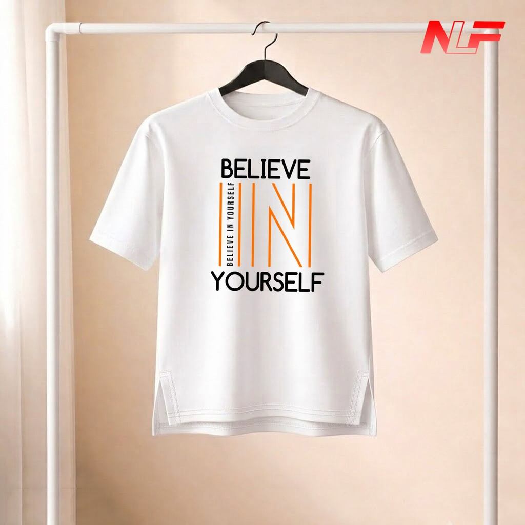 Áo Thun Tay Lỡ Xẻ Tà Believe XT-088 - NLF Store