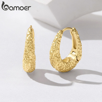 Bông tai Bamoer họa tiết trang sức thời trang dành cho nữ Quà tặng