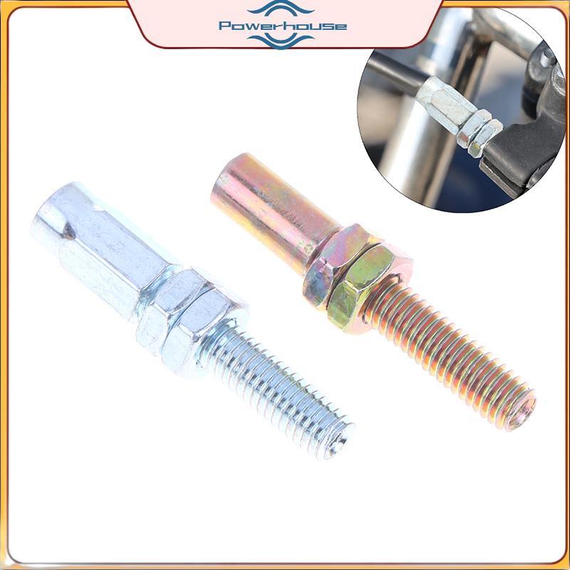 ĐIỆN 10 Chiếc M6 Vít Xe Máy Bộ Phận Cáp Ga M6 Rỗng Vít Ga Kart Ga Cho Phụ Kiện Máy Móc Nông Nghiệp.