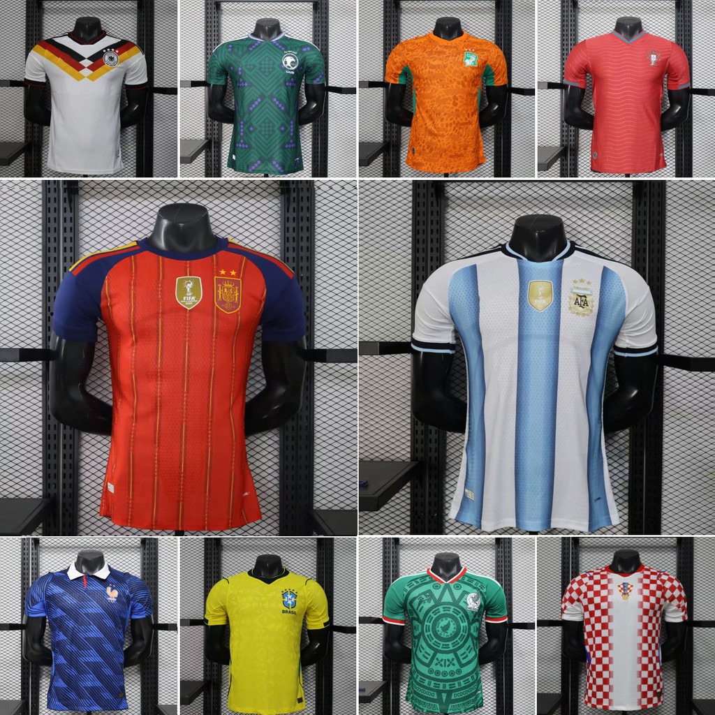 2026 World Cup Jersey Argentina Netherlands England Germany Brazil France Spain National Team Soccer