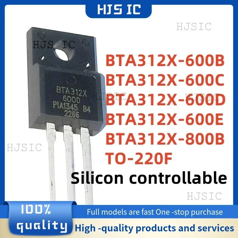 5 CÁI BTA312X-600B BTA312X-600C BTA312X-600D BTA312X600D BTA312X-600E BTA312X600E BTA312X-800B TO-22