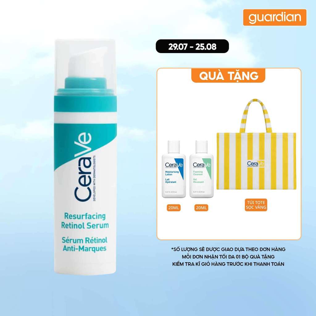 Tinh Chất Serum Retinol Giúp Làm Mờ Thâm Mụn CeraVe Resurfacing Retinol Serum 30Ml | Guardian Việt N