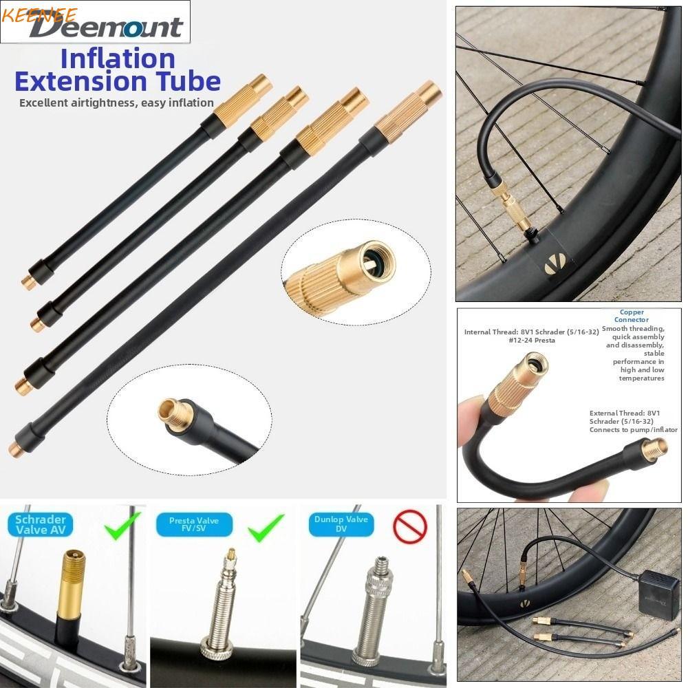 Mở rộng máy bơm không khí KEENEMY, 8V1 Thread 17 / 20 / 30 / 50CM Ống bên ngoài, Ống EPDM chất lượng