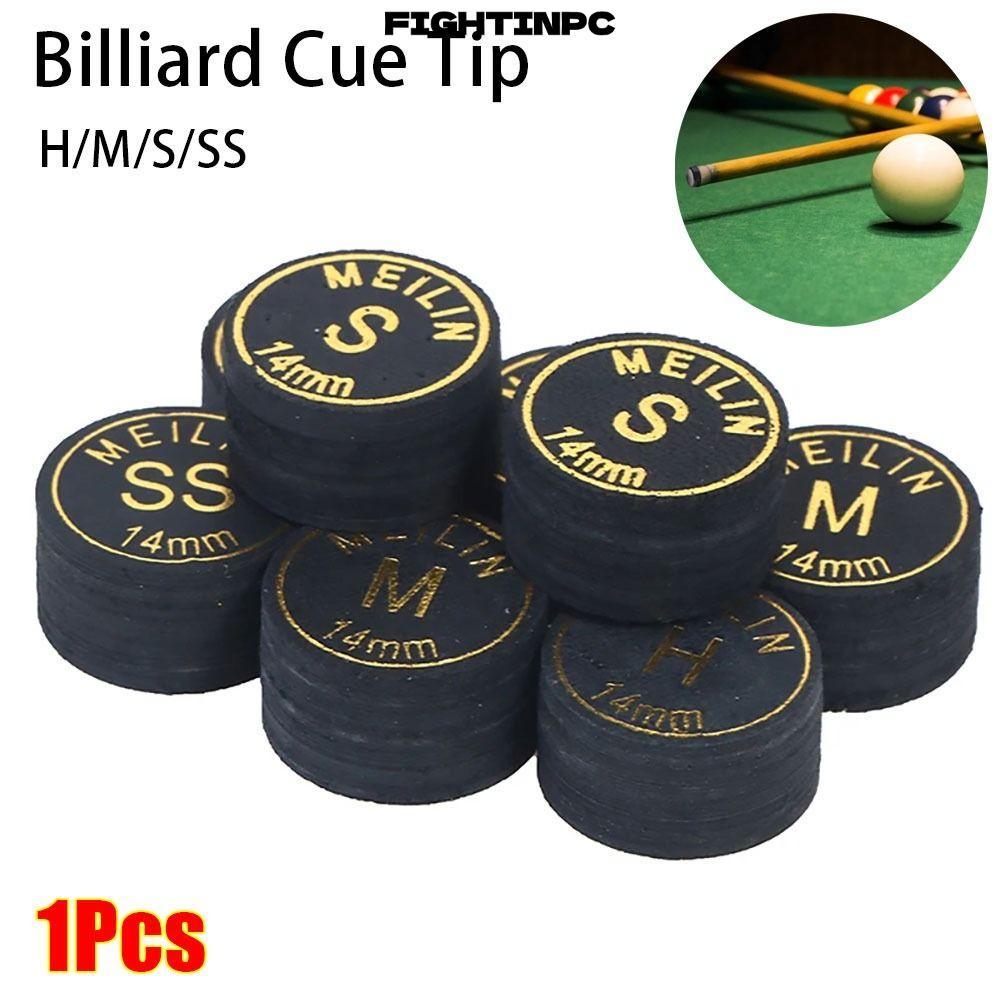 FIGHTINPC 1 Cái Đầu Billards, Phụ kiện sửa chữa cực H / M / S / SS Billards Cue Tips, 9 lớp Snooker 