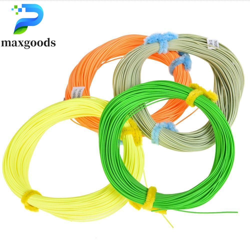 maxgoods MAXGOODS Fly Fishing Line, 100FT Long Casts Forward Floating, Dụng cụ câu cá WF3FWF8F Fluo 
