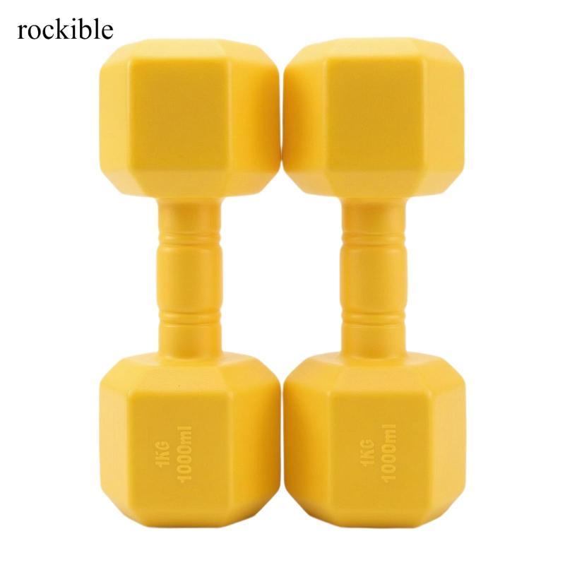 Rockible 2 Chiếc Bộ Quả Tạ Trẻ Em Tập Thể Dục Dumbells Đa Năng Chống Trơn Trượt Ergonomic Grip
