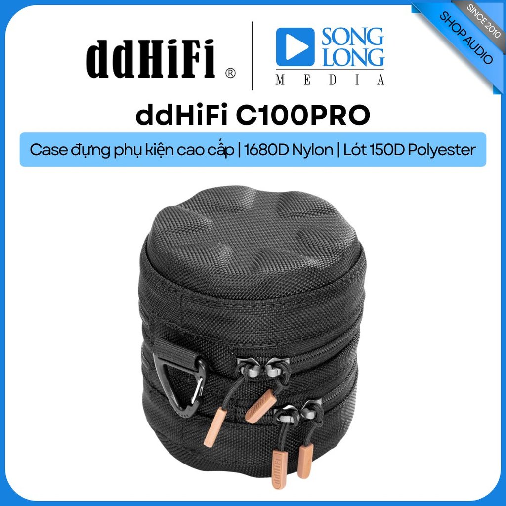 Case đựng phụ kiện cao cấp ddHiFi C100PRO -  Hàng Chính Hãng - Songlongmedia