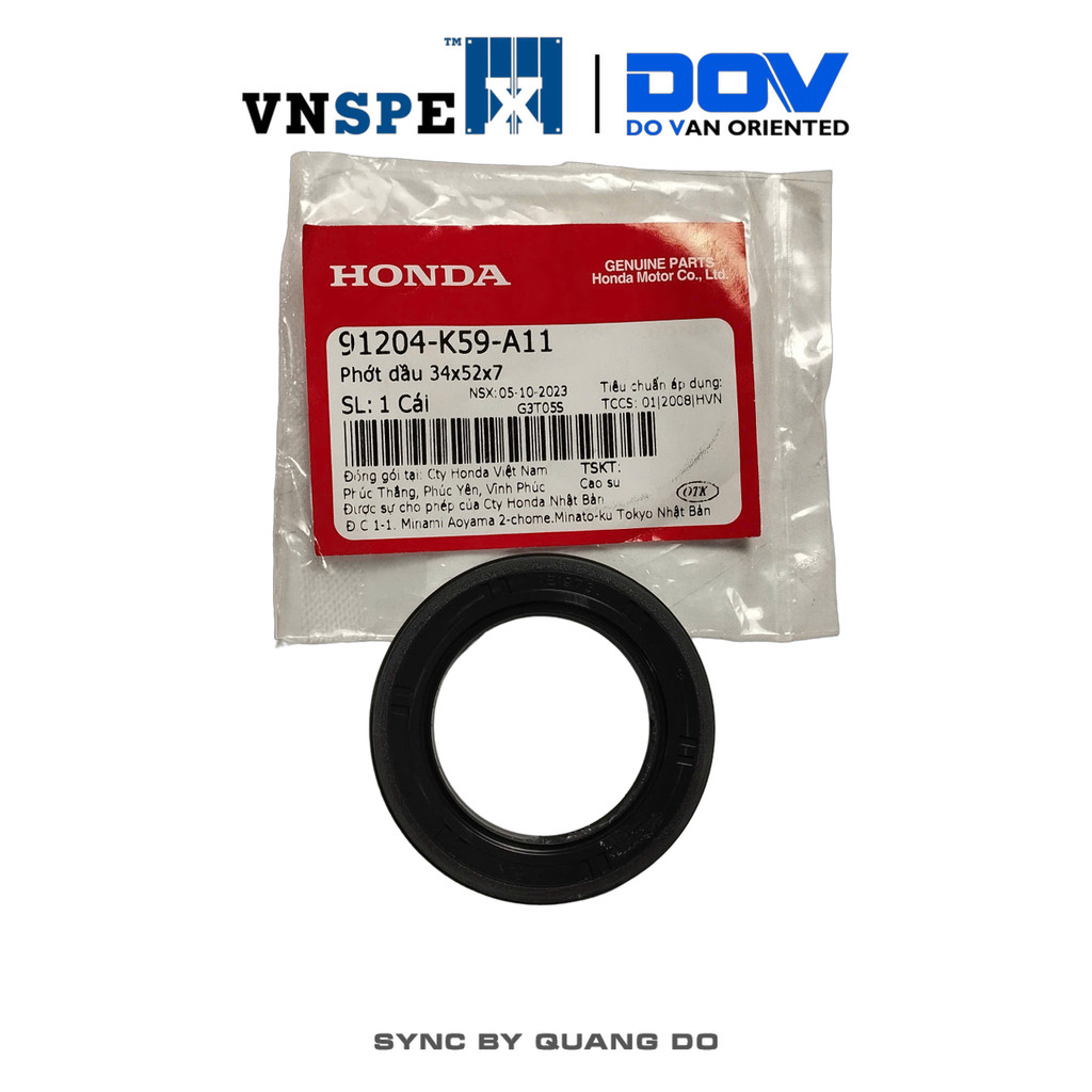 Phớt Dầu 34X52X7 HONDA Air Blade 125 - 91204K59A11