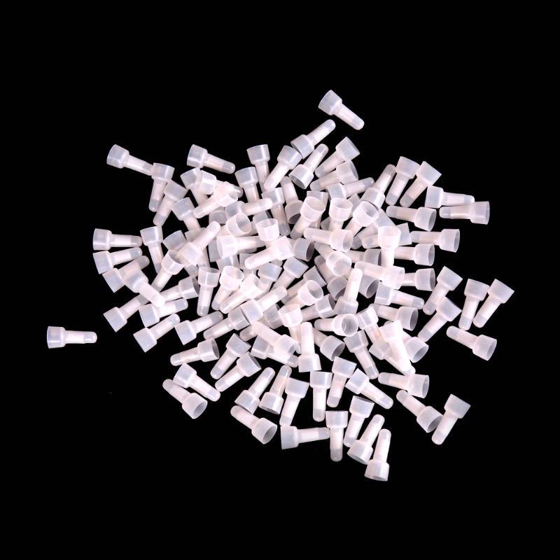 (COD) 100 Chiếc Đầu Đóng Nắp Uốn Dây Điện Thiết Bị Đầu Cuối Nắp Kết Nối AWG 16-14