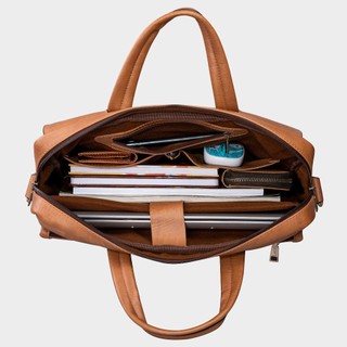 Cặp Công Sở Lata (Thời trang nam basic đựng laptop 14 inch - Cặp da CA27)