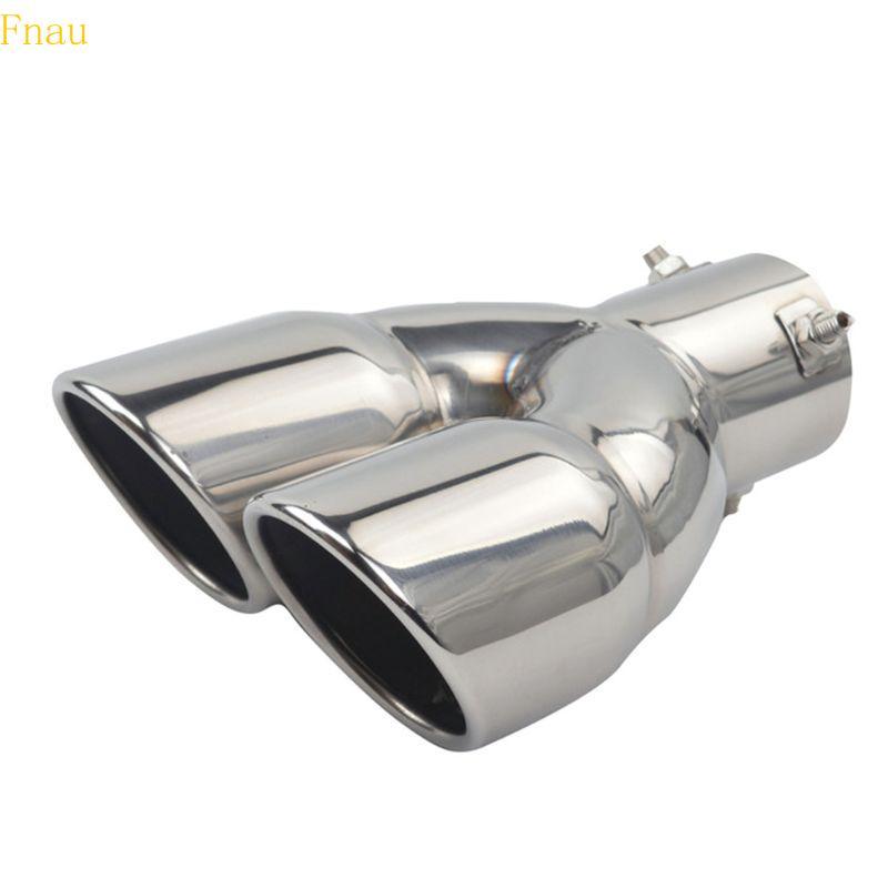 Muffler exhaust Dual Exhaust Tip Tailpipe 2.5 Inch Inlet 3" outlet 8.1" Length P