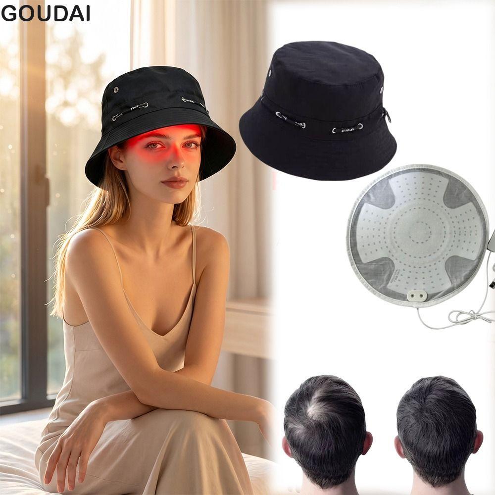Thiết bị mọc tóc GOUDAI, USB Red Blue Light Red Light Red Light Mũ điều trị rụng tóc, mọc lại tóc 76