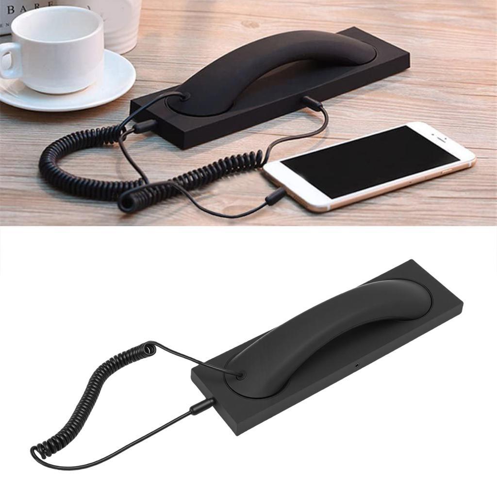 Chung Retro Loại C Điện Thoại Tay Cầm Có Micro Phù Hợp Với iOS 17 16 Stereo Có Dây Cầm Tay Kinh Doan
