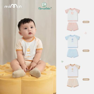 Bộ cộc tay Mềm Mịn by La Pomme chiếc bánh xinh của puppy - Sợi Petit Soyeu thoáng mát - Bé trai/gái - 6M - 3Y