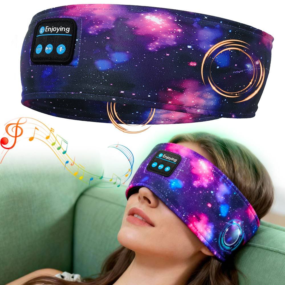 MUSICOZY Bluetooth 5.4 Sleep Headband Headphones, Breathable Material, Light‑Weight Headset For Nigh