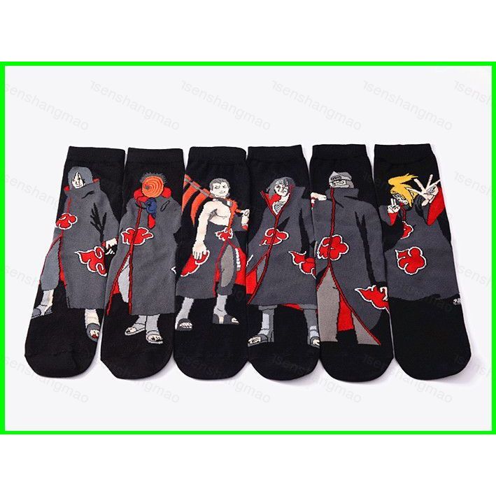 PS1 NARUTO Tất Akatsuki Người Lớn Pein Konan Sasuke Itachi Orochimaru Sasori Deidara Hidan Đỏ Snug Ấ