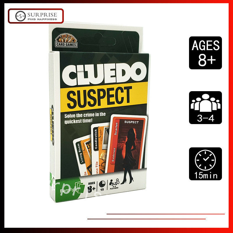 Trò chơi bài - Trò chơi tiệc phiên bản tiếng Anh Cluedo Suspect