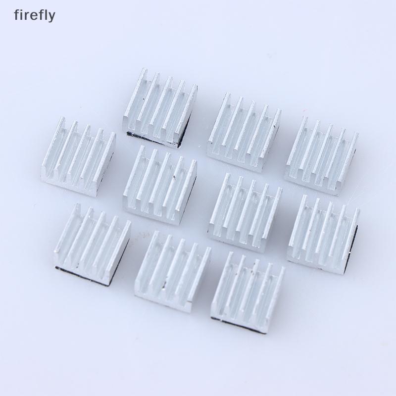 [Firefly] 10 chiếc A4988 Trình điều khiển bước tản nhiệt Tản nhiệt nhôm Tản nhiệt làm mát Bộ phận má