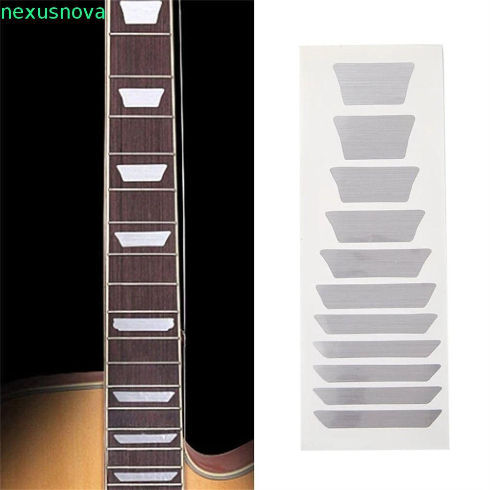 NEXUSNOVA Cross Inlay Đề Can 22 Phong Cách Guitarra Phụ Kiện Guitar Inlay Miếng Dán Đàn Guitar Acous