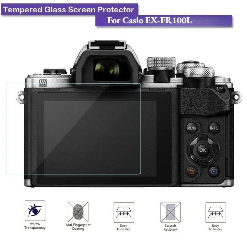 1-3 Chiếc Kính Cường Lực Cho Casio EX ‐ FR100L FR100L EX ‐ FR110H FR110H EX ‐ FR200 FR200 Z550 ZS27 