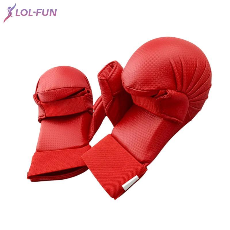 Găng Tay Đấm Bốc Găng Tay Karate Da Nhẹ Thoáng Khí Mma Găng Tay Kickboxing Cho Karate Đấm Túi Thể Dụ