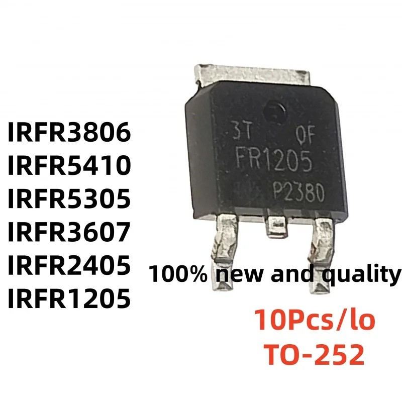 5 Cái / lốc Thương Hiệu Mới IRFR3607 FR3607 IRFR5305 FR5305 IRFR5410 FR5410 IRFR1205 IRFR2405 IRFR38