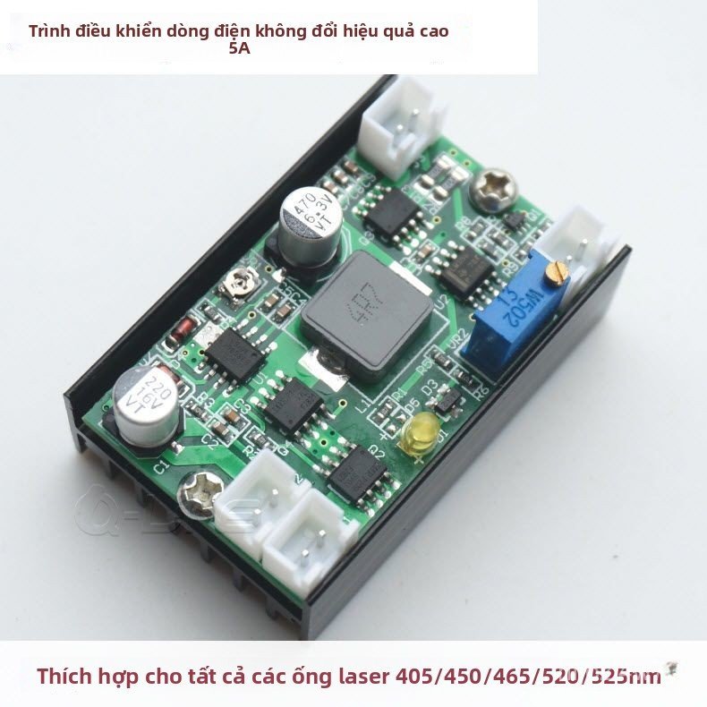 Mạch điều khiển driver laser xanh 445nm 3-5W 12V ổn dòng TTL cho laser