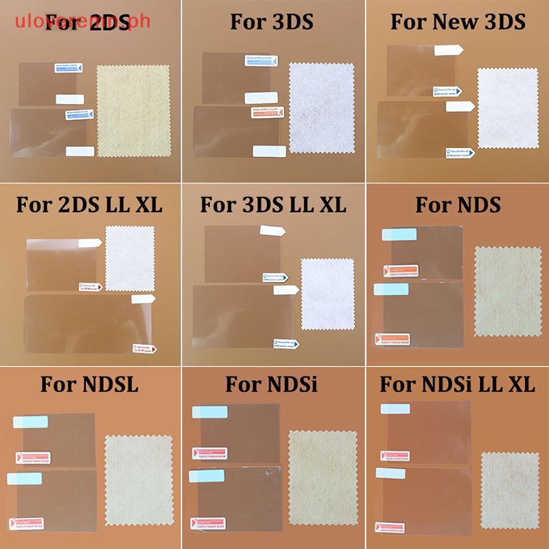 Uloveremn HD Trong Suốt Màn Hình LCD Bảo Vệ Cho Mới 3DS XL NDS Lite DSi XL LL Cover PH