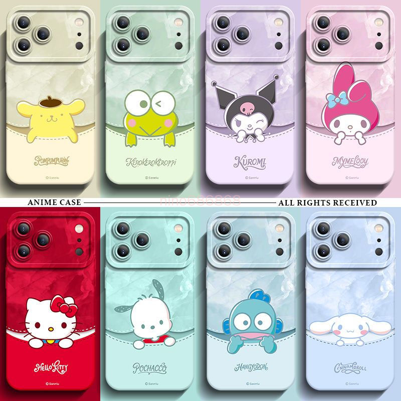 Thích hợp cho iPhone 18 Pro Max Apple 17promax Vỏ điện thoại Sanrio Won 't Va chạm Vỏ bảo vệ Kuromi 