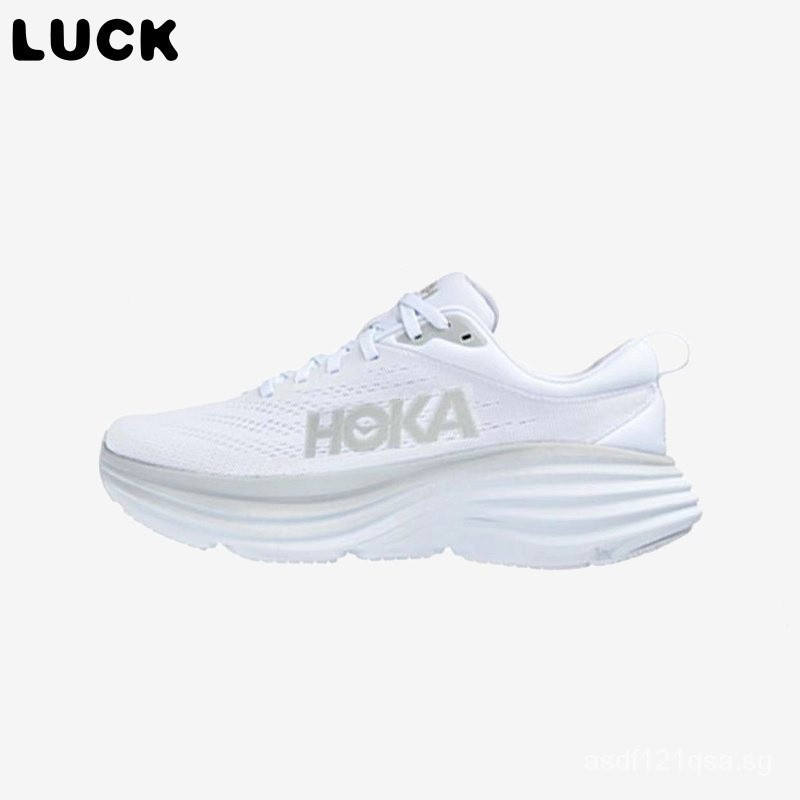 Fmov remai Hoka Bondi 8 Giày Nam Thoáng Khí Giày Chạy Bộ Đường Bộ Bondi 8 Nhẹ Phục Hồi Chống Sốc Già