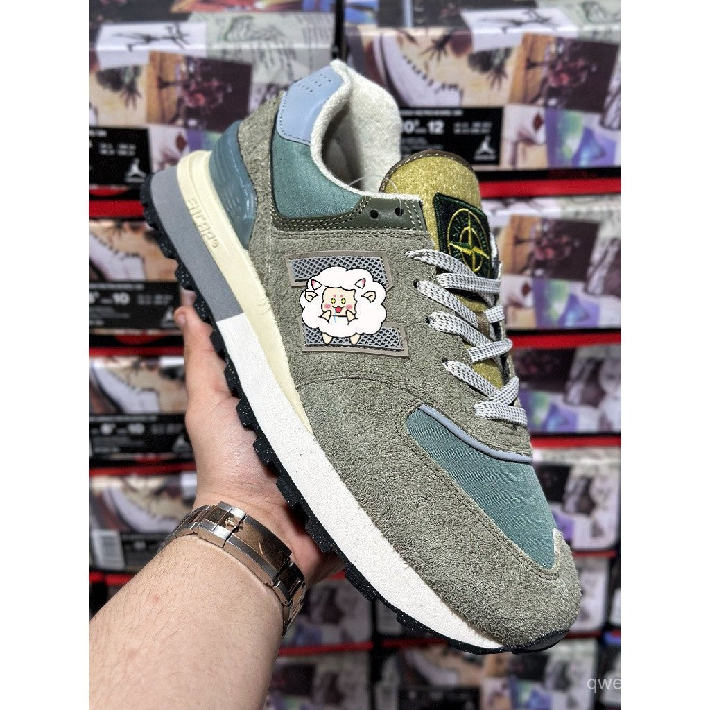 Stone Island x 574 Legacy 'Green' 574 U574LGST Giày thể thao nam nữ GD6C U65Y