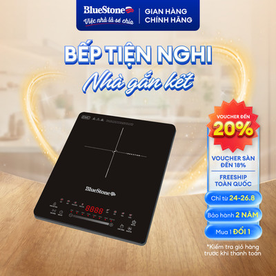 [HOT DEAL] Bếp Từ Đơn BlueStone ICB-6731 2000W_Mặt kính chịu nhiệt chịu lực nấu nhanh tiết kiệm điện