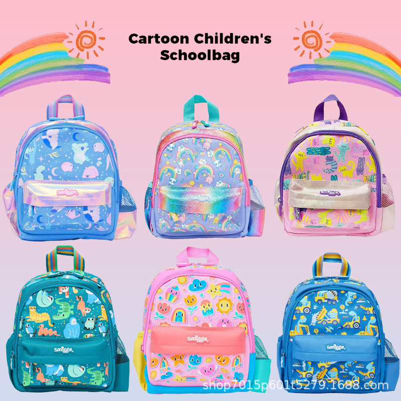 Ba lô nhỏ Smiggle chính hãng của Úc dành cho trẻ mẫu giáo, phù hợp với trẻ từ 1-3 tuổi, dễ thương, n