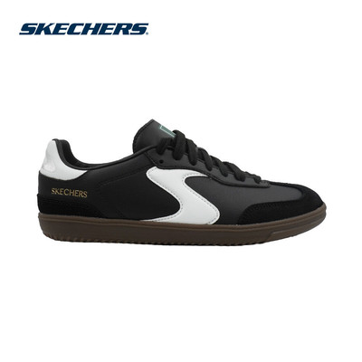 Giày Thể Thao Nam Skechers Court Classics Hotshot Claspe - 254155-BKW Air-Cooled Memory Foam