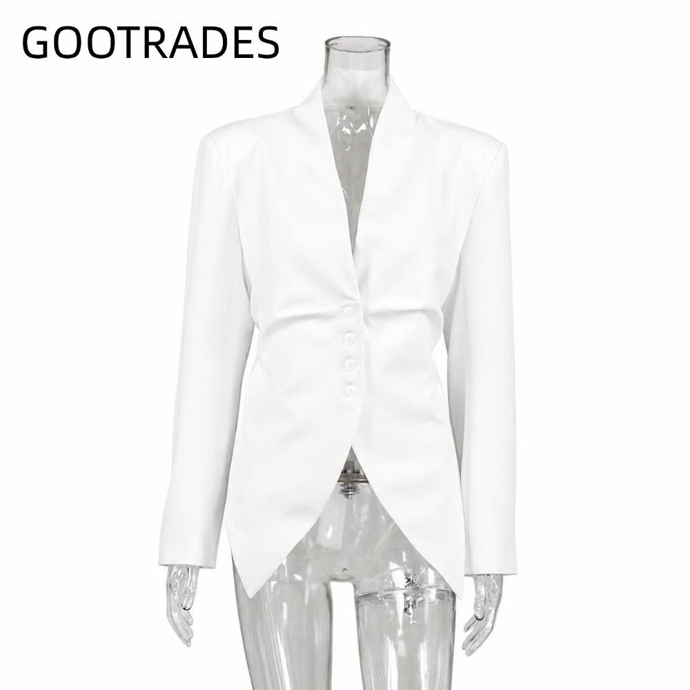 BANNRIEDSG989 Áo Blazer Eo Cinch, Dệt Mềm Chống Nhăn Nữ Blazer Phù Hợp Với, Rời Boxy Silhouette Cổ C