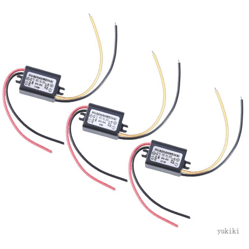 Kiki 24V-12V sang 9V 1A 2A 3A Mô-đun chuyển đổi Bucked Giảm điện áp Bộ điều chỉnh nguồn ô tô 24-12V 
