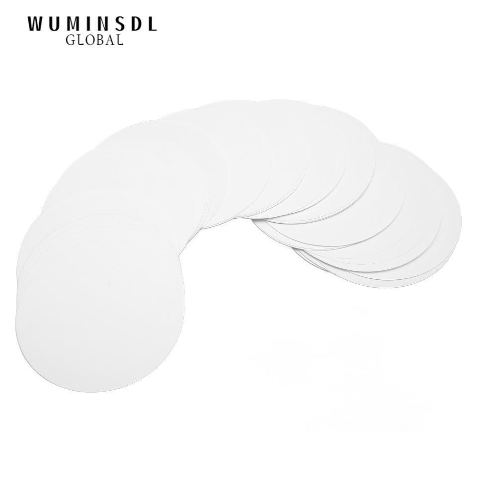 WUMINSDL 100 Chiếc Nút Huy Hiệu Giấy Trống, Nút Huy Hiệu Giấy Trống DIY Huy Hiệu Làm Giấy DIY Giấy L