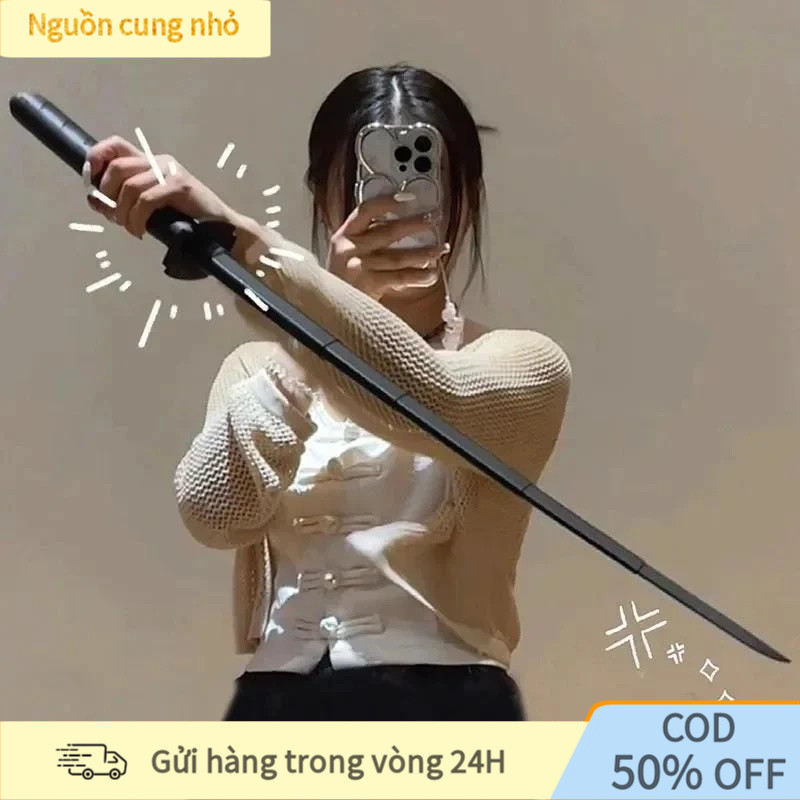 [COD] Kiếm đồ chơi hóa trang rút gọn, nhựa ABS, 3 màu, phù hợp cosplay