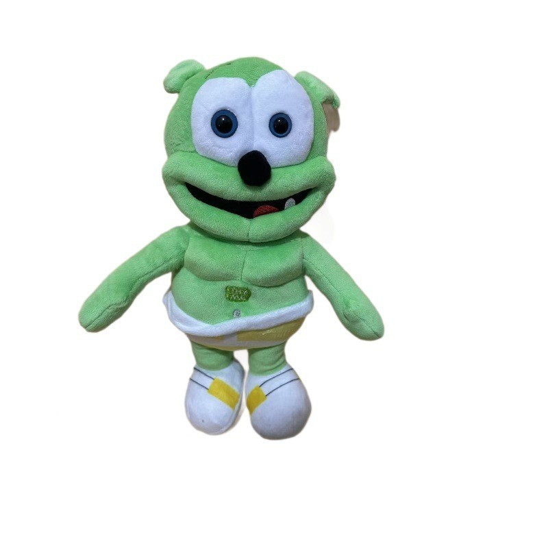 Hàng sẵn có ~ Gummy Bear Gummy Bear Music Rubber Bear Gummy Bear Plush Green Bear Plush Toy Doll 090