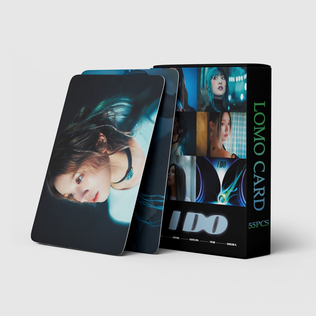 55 GIDLE Đơn Tôi Làm Thẻ Minnie Xiaojuan KPOP Hàng Hóa LOMO Photocards