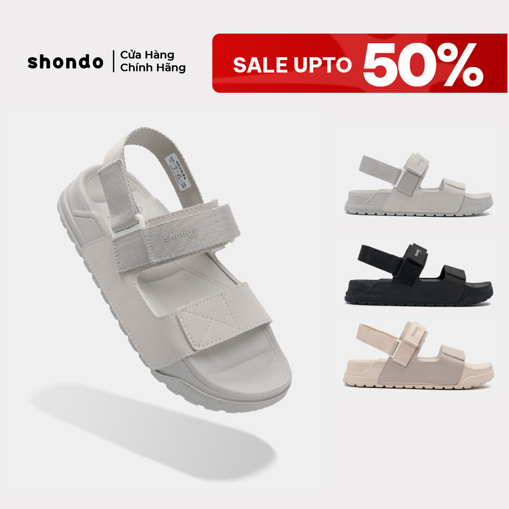 Giày Sandal Nam Nữ Platy 4 Lite Bánh Mì, Siêu Nhẹ Shondo Nhiều Màu