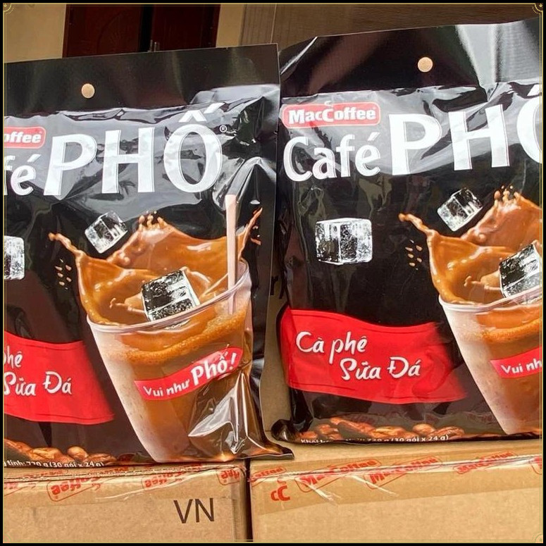 COMBO 2 THÙNG 40 BỊCH CÀ PHÊ PHỐ SỮA ĐÁ - TỔNG 1200 GÓI CÀ PHÊ PHỐ SỮA ĐÁ