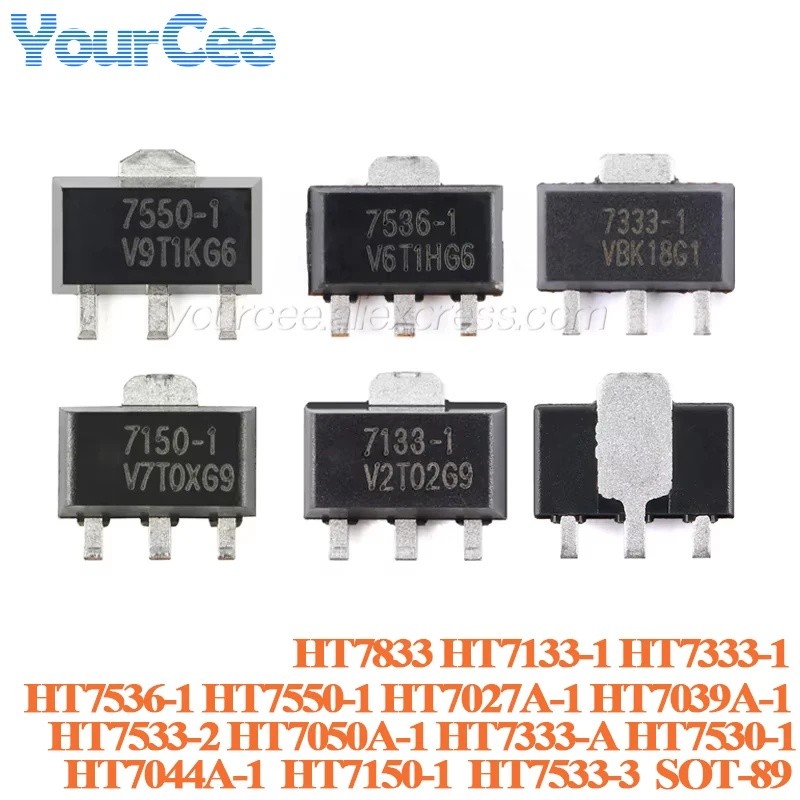 10 CÁI HT7550-1 HT7333-1 HT7150-1 HT753-1 HT753-1 HT7133-1 HT7550 HT7536 HT7333 HT7150 SOT-89 Bộ điề