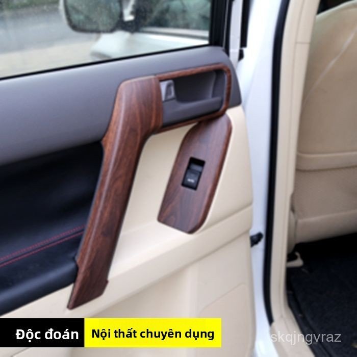 Ốp tay nắm trong vân gỗ đào Prado 10-20 cần số taplo nội thất cải trang bền đẹp giao nhanh