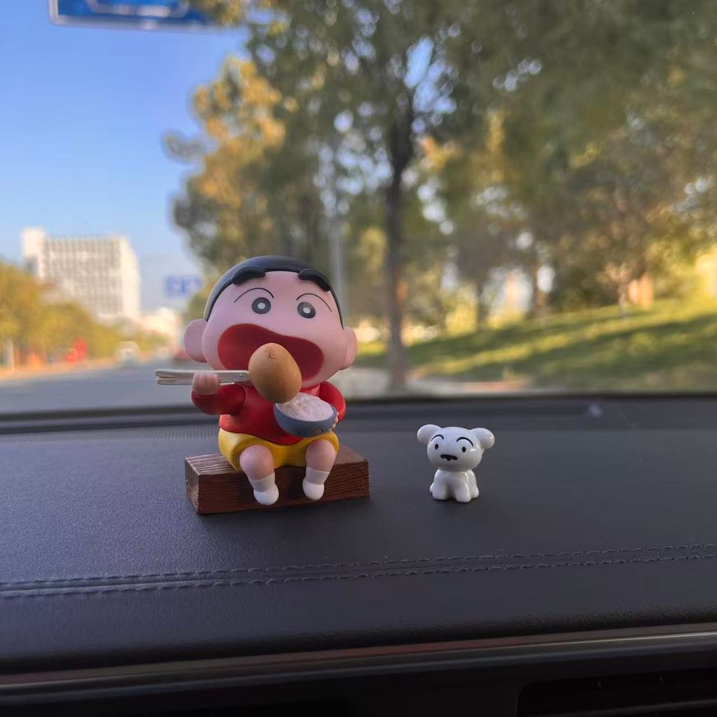 Đồ trang trí ô tô Crayon Shin-Chan Khoai tây Shin-Chan Trang trí Ăn Shin-Chan Quà tặng dễ thương cho