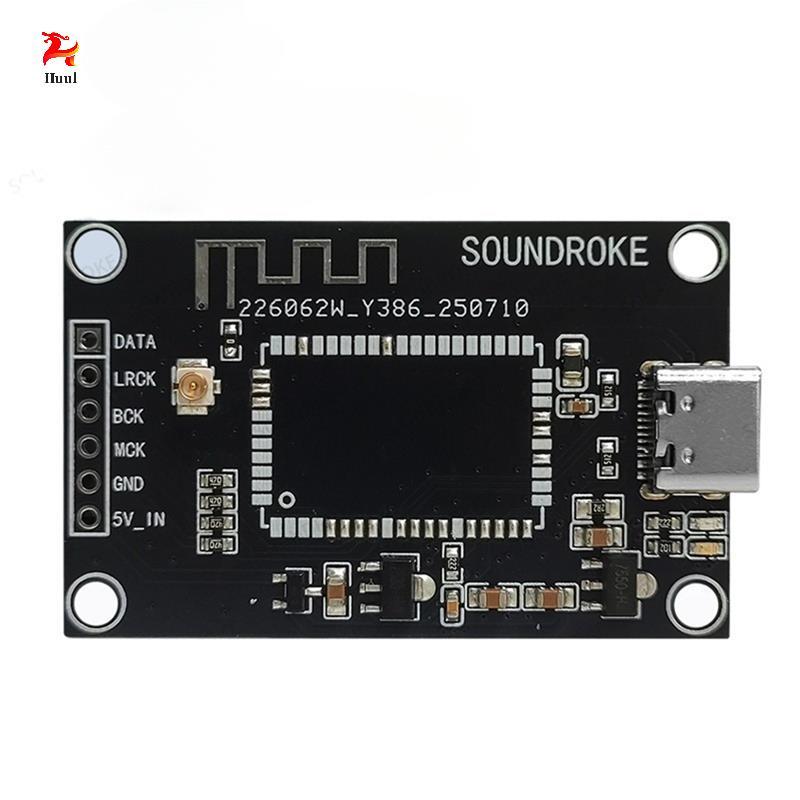 QCC5181 / QCC3095 Mô-đun giao diện kỹ thuật số Bluetooth USB sang I2S Đầu ra Type-C 5VUSB Card âm th