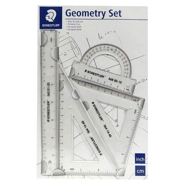 THƯỚC BỘ HỌC SINH STAEDTLER 5690WP4 – BỘ 4 THƯỚC