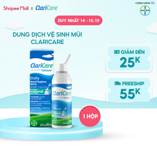 Dung Dịch Xịt Vệ Sinh Mũi Claricare 100ml