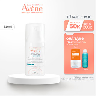 [Date 5.2026] Gel giảm mụn Avène CLEANANCE Comedomed giảm nhờn, làm mờ vết thâm đỏ và giúp ngăn ngừa vi nhân mụn 30ml